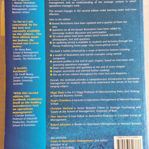 Operations Management & Quantitative Methods business books set