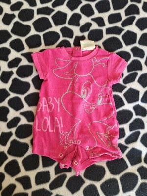 Ολόσωμο φορμάκι βρεφικό κοριτσίστικο σαν καινούργιο με στάμπα Lola Looney Toons Alouette