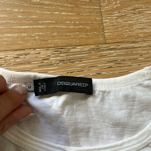 Dsquared2 small t-shirt like new, cotton, white, size S