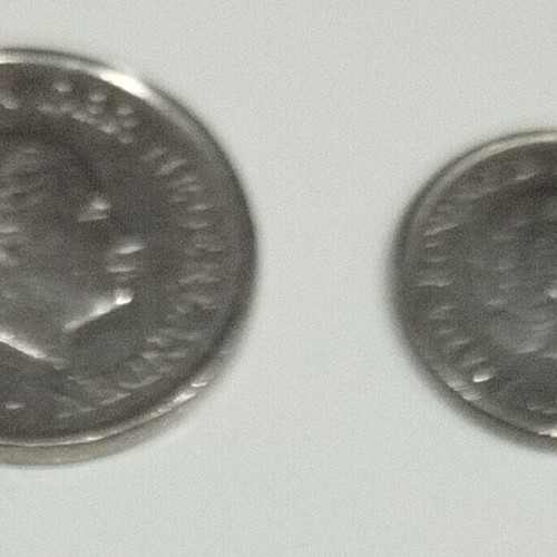 Netherlands coins used, pack of 2 with Queen Juliana