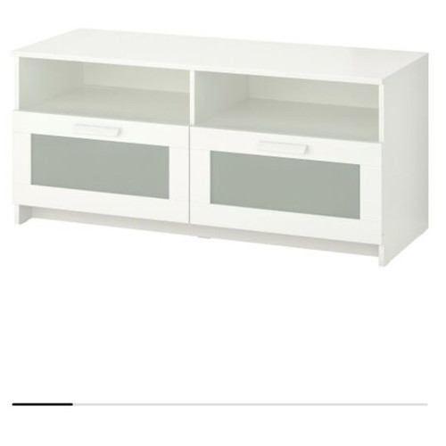 White TV stand like new from IKEA