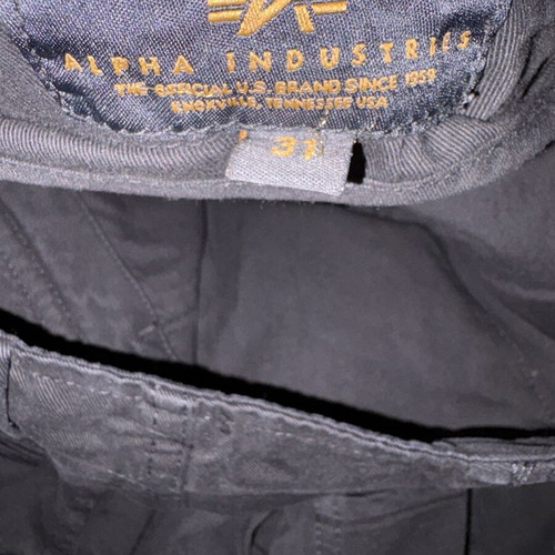 Alpha Industries Jet Pants size W31 new, black