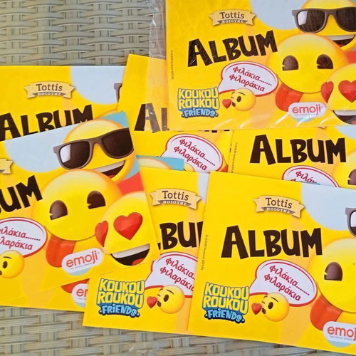 Koukouroukou Emoji albums pack of 10 new