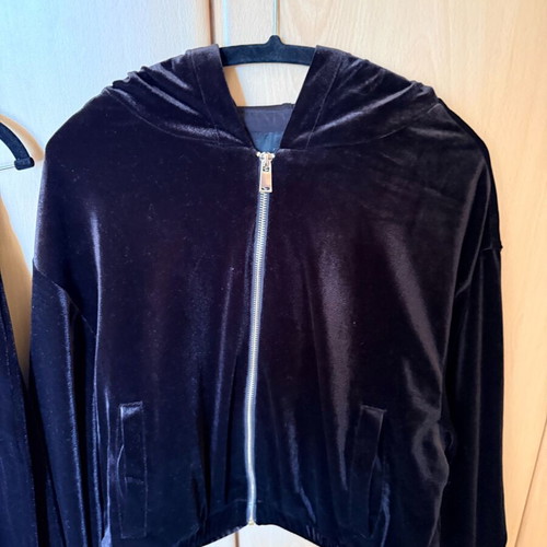 Zara velvet tracksuit set brown like new