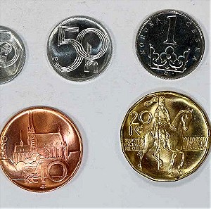 CZECH REPUBLIC set 9 νομίσματα UNC