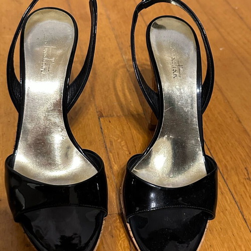 Sebastian heels used, size 38, black platform sandals