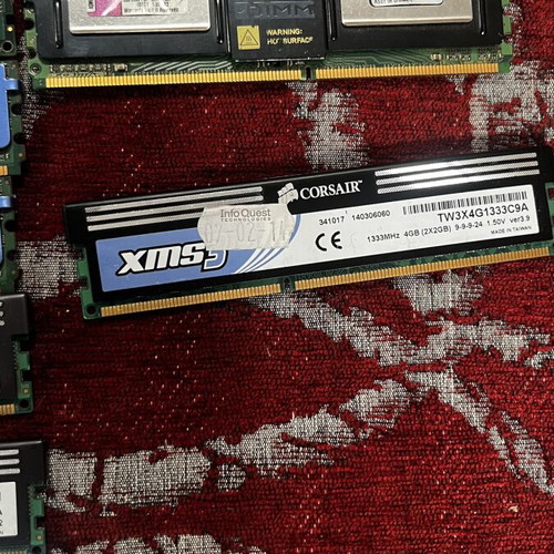 4GB RAM modules used, pack of 8, for parts or repair