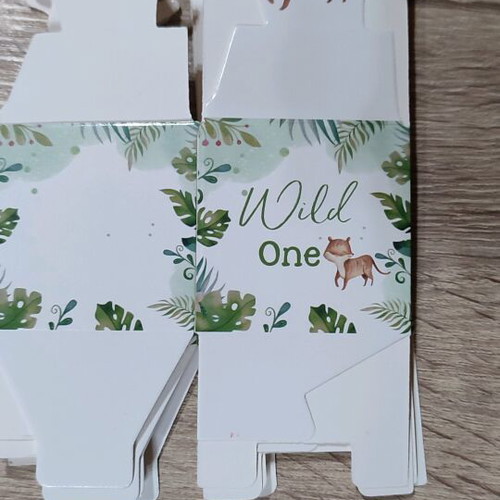 Candy boxes new, pack of 24 with jungle theme