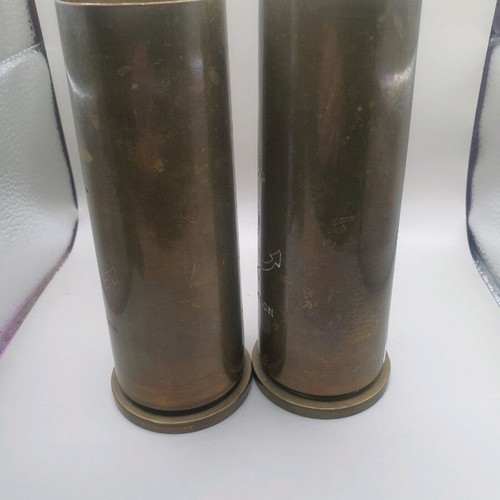 Bronze shells 1944, set of two pieces