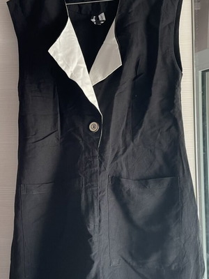 Nadia Rapti short jumpsuit like new, black and white, size M