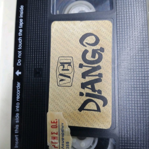 Django western video cassette used