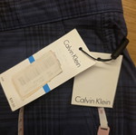 Calvin Klein men's bermuda shorts new, size 36, blue, 100% cotton