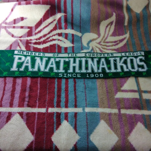 Panathinaikos PAO scarf new authentic from 2000s