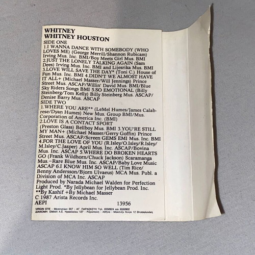 Kylie Minogue, Whitney Houston, Belinda Carlisle 3 rare cassette tapes pack