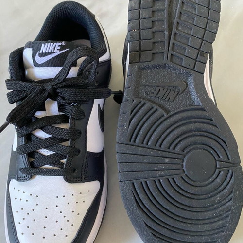 Nike Panda women's athletic shoes new, black and white
