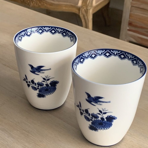 &k Amsterdam Mug Delftware 2-pack new