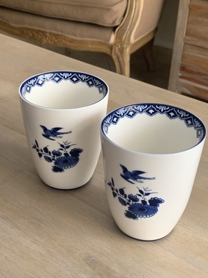 &k Amsterdam Mug Delftware 2-pack new