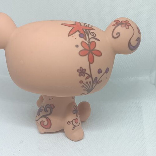 Littlest Pet Shop Jumbo Brown Bear figure used, collectible Hasbro toy