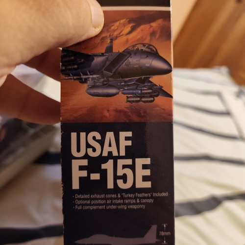 USAF F-15E 1/72 scale model kit, Academy