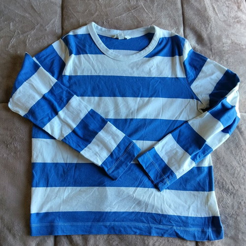 Long-sleeve striped blouse blue/white H&M like new, size M