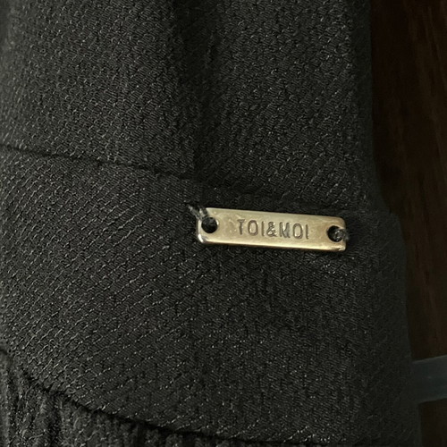 Toi & Moi black dress like new, size M/L, viscose knit fabric