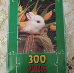 Puzzle 300 pieces used, missing 3 pieces