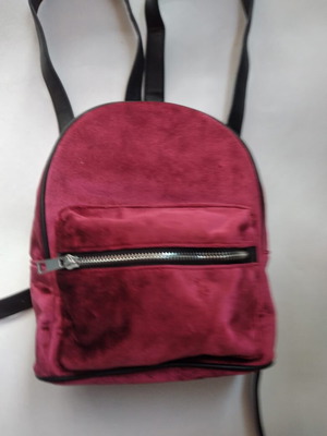 Velvet backpack like new