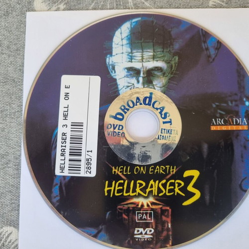 Hellraiser III Hell on Earth DVD like new, subbed