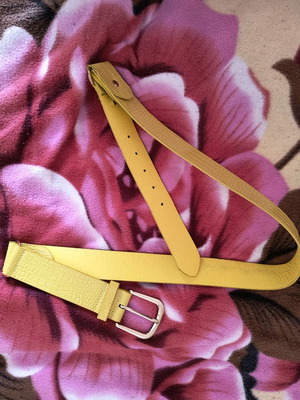 Yellow belt used from voi noi, size 1m20