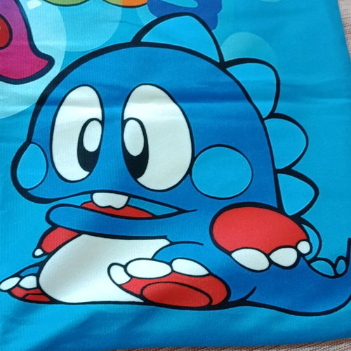 Bubble Bobble pillowcase new polyester with zipper