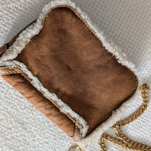 UGG crossbody bag like new, beige and brown