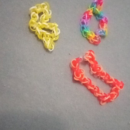 Handmade bracelets pack of 3 simple weave