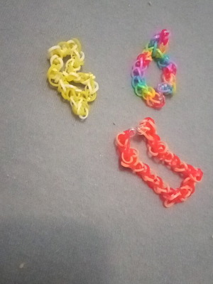 Handmade bracelets pack of 3 simple weave