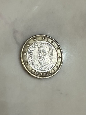 1€ Espana 2008 Euro Coin New