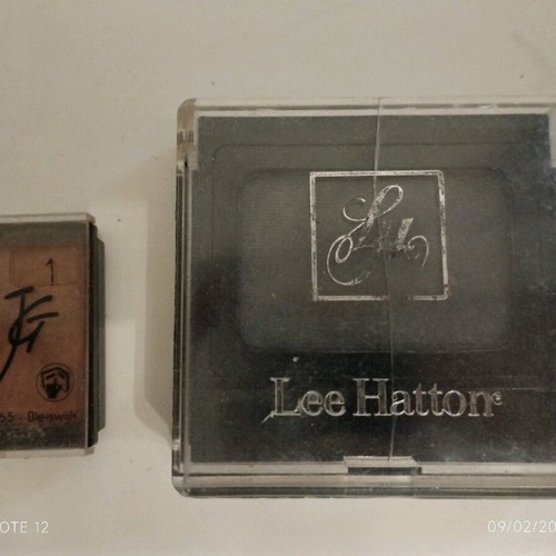 Eyeshadow set used JG brown matte and Lee Hatton light black unused