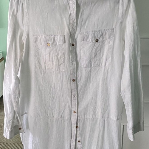 Long women's shirt River Island new, white, size L