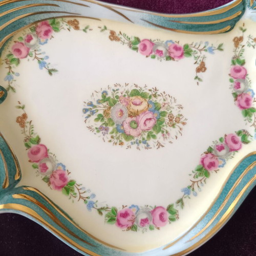 Vintage porcelain tray Art Nouveau style like new