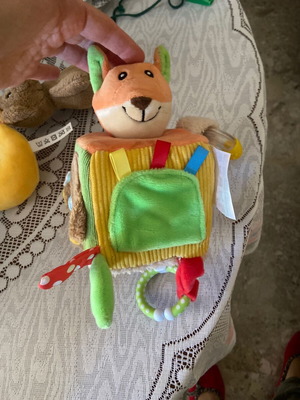 Stroller toys used, set of 2 pieces