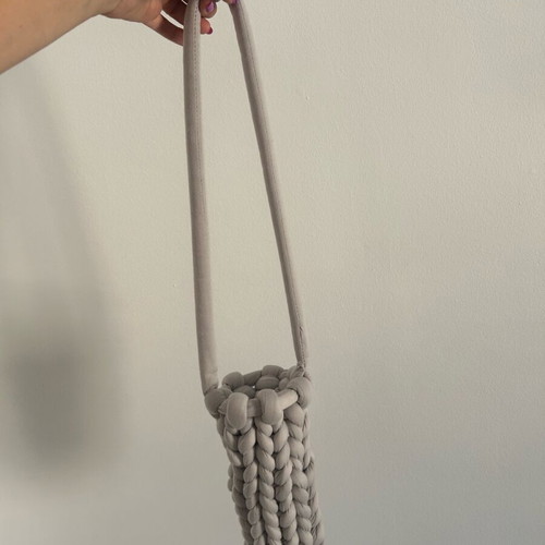 Marshmallow knitted bottle holder like new