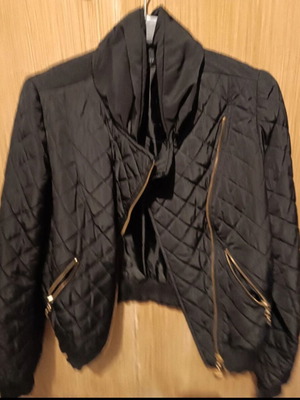 Tassos Mitropoulos black quilted jacket like new, size M