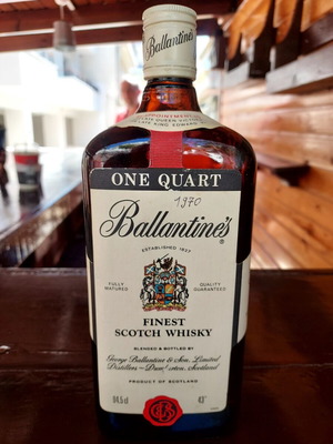 Ballantine's Scotch Whisky sealed from 1970, like new