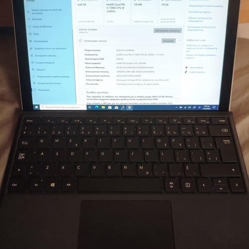 Microsoft Surface Pro 5th Gen 128GB tablet laptop used