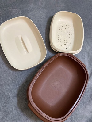 Tupperware ατμομάγειρας μικροκυμάτων μεταχειρισμένος ελληνικής κατασκευής