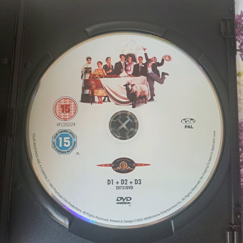 Four Weddings and a Funeral DVD used, romantic comedy with subtitles