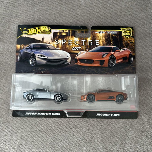 Hot Wheels Aston Martin DB10 and Jaguar C-X75 double pack new