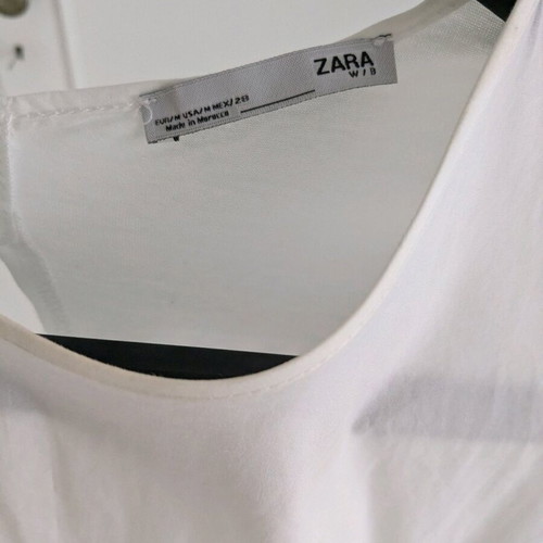 Zara blouse size M like new, white