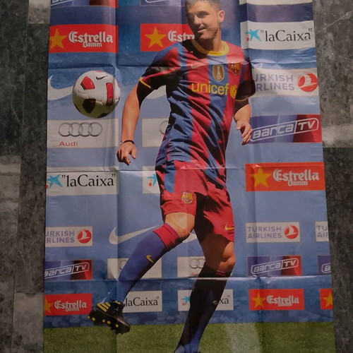 David Villa Rey Mysterio poster used, double-sided, in good condition