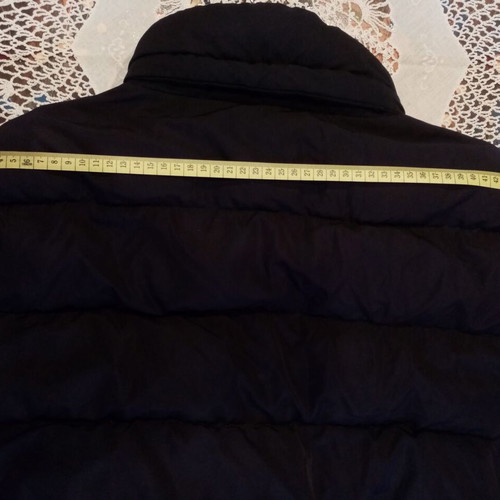 Wrangler men's black down jacket used, khaki interior, size M
