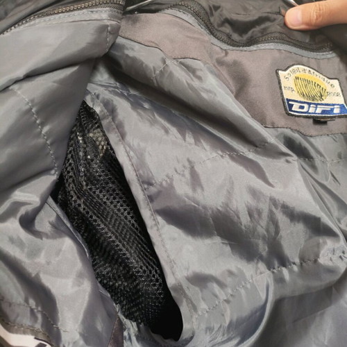 Difi biker jacket gray-black size L-XL like new