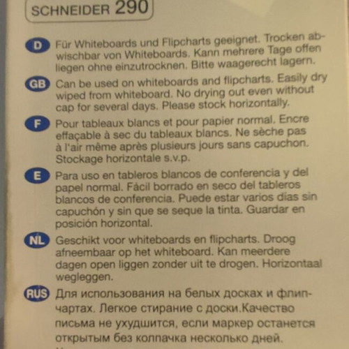 Schneider 290 Whiteboard and Flipchart Markers set of 14, new